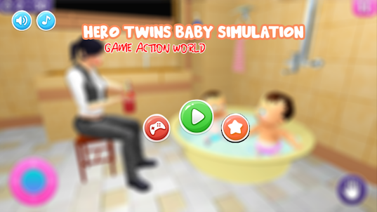Cute Twins Baby Simulator Game