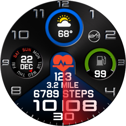 NTV137 - Brutal II watch face logo
