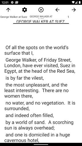 Book, George Walker at Suez Screen 2