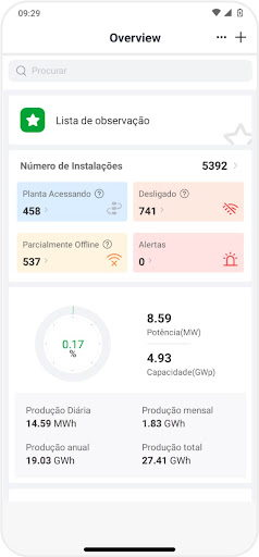 Intelbras Solar Send Screen 2