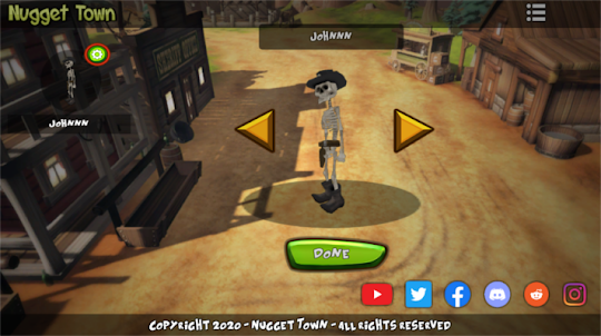 2 player games: Nugget Town -