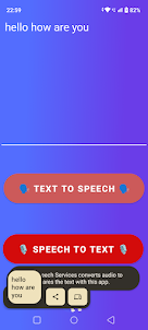 Text To Speech & Voice To Text