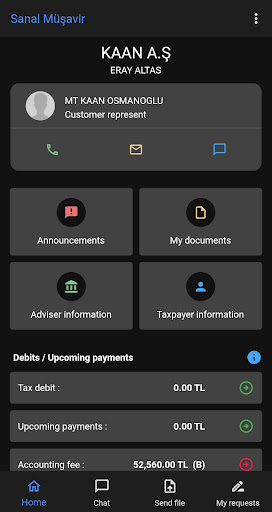 Android application Sanal Müşavir screenshort