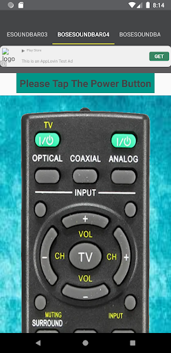 Bose Soundbar Remote