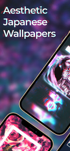 Android application Vaporwave Japanese Wallpapers screenshort