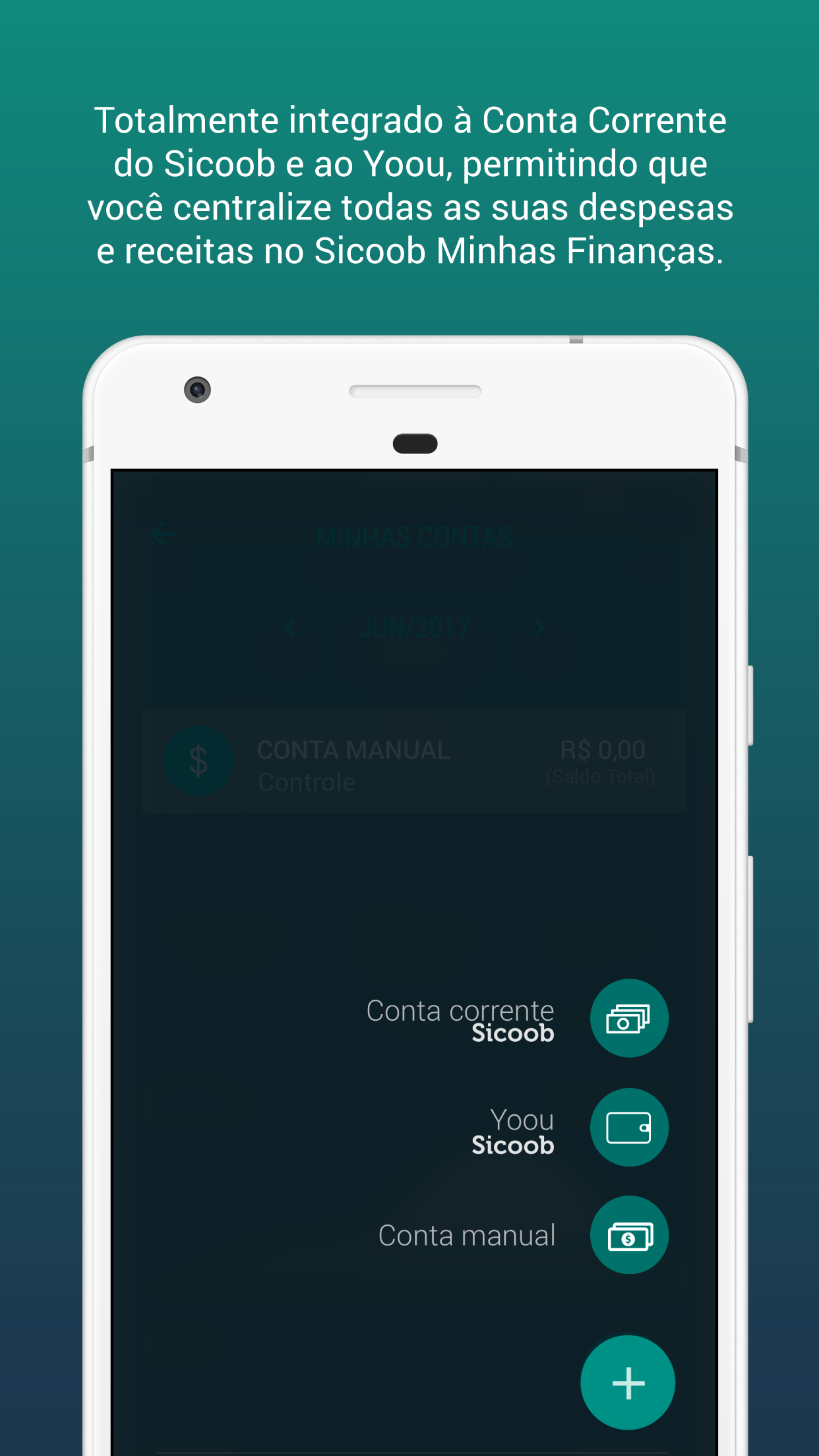 Android application Sicoob Minhas Finanças screenshort