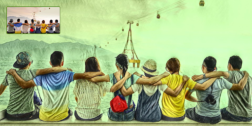 Android application Pencil Sketch Photo Editor screenshort