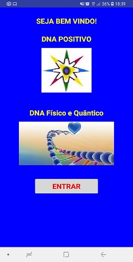 Android application DNA Positivo screenshort