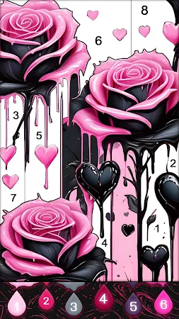 Game screenshot Fluid Art:Color By Number apk download