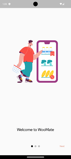 Android application WooMate: Demo App screenshort