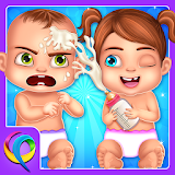 My Newborn Twins Baby Care - Kids Game icon