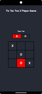 Tic Tac Toe 2 Player Game