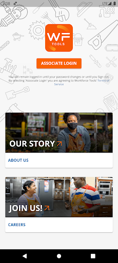 Android application Workforce Tools screenshort