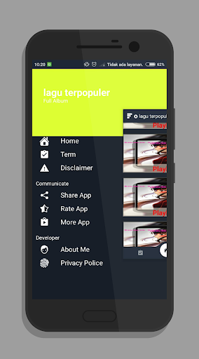 Android application Lagu pop indonesia paling enak screenshort