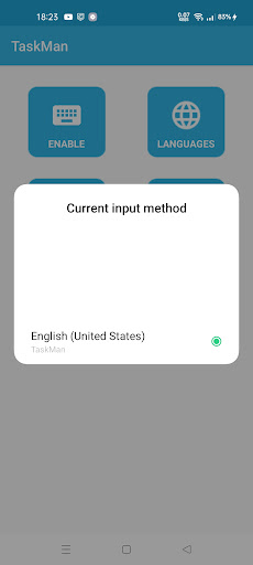 Android application Task Man Keyboard screenshort
