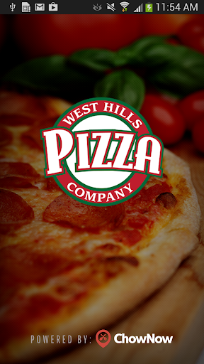 Android application West Hills Pizza Company screenshort