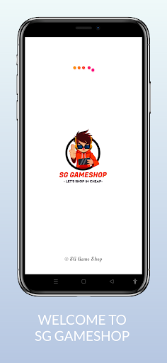 Android application SG GAMESHOP screenshort