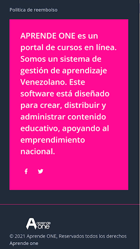 Aprende.ONE Screen 2
