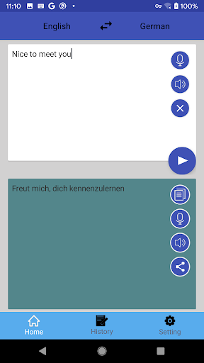 Android application English German Translator | Ge screenshort