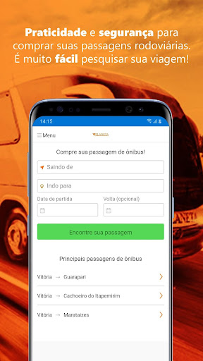 Android application Viação Planeta screenshort