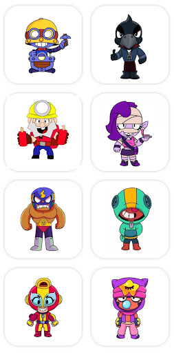 Soloriage Brawl Stars Dessin Brawl Stars Applications Sur Google Play - dessin brawl stars corbac mecha très difficile