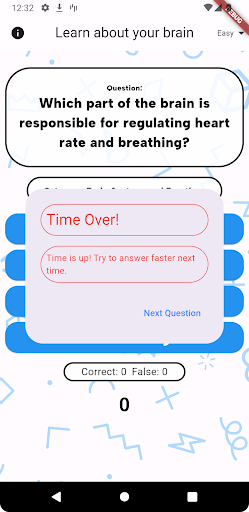 Brain Trivia Quiz Screen 2