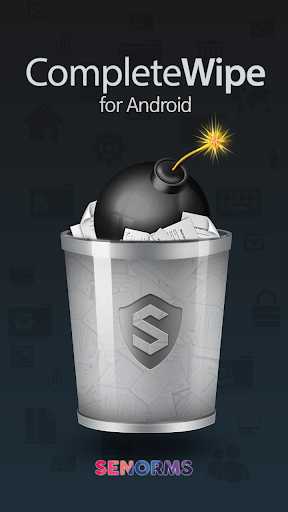 Android application Complete Wipe screenshort