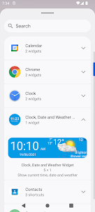 Clock, Date and Weather Widget
