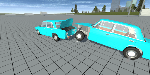 Simple Car Crash Physicorum simulator Demo