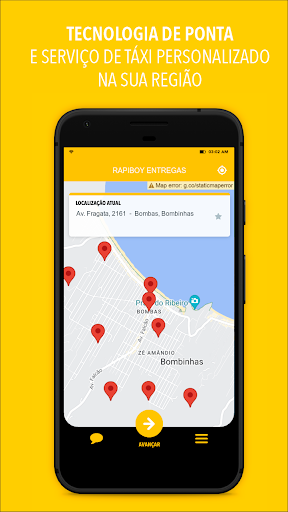 Android application RapiBoy Entregas screenshort