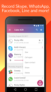 Anruf Aufzeichnen - Cube ACR Screenshot