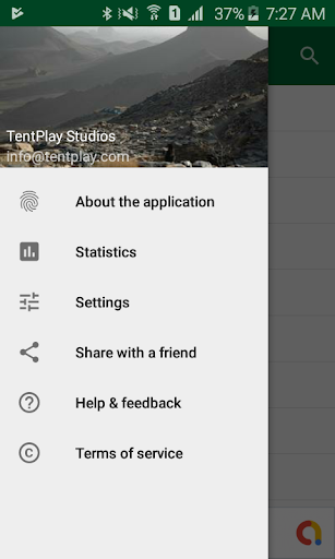 Android application Trek Algeria screenshort