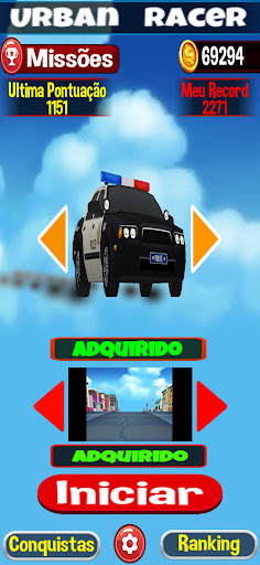 Android application Urban Racer screenshort