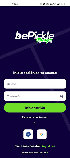 Android application BePickle Manager screenshort