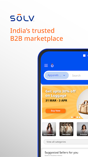 Solv: A B2B app for MSMEs Screenshot 1 - AppWisp.com