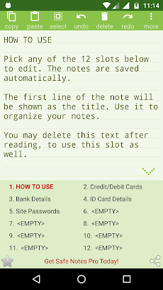 Safe Notes : Notepad Passwordのおすすめ画像3
