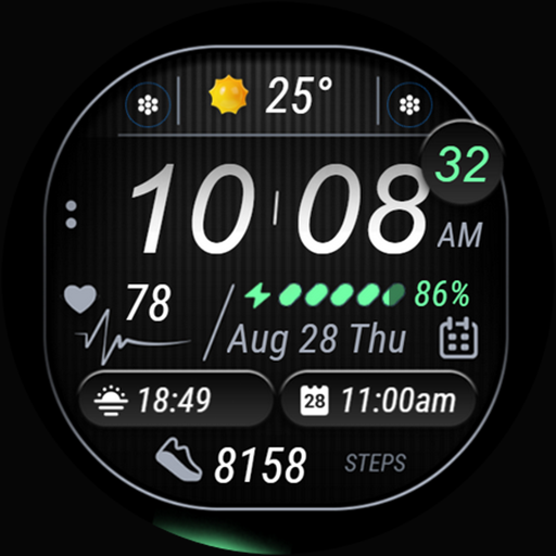 Colorful Watch Face - OMG 22