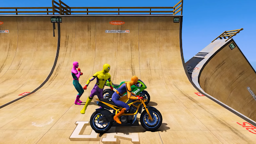 SuperHero Motorbike Mega Ramp Screen 3