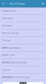 Screenshot 22 Blackpink Songs Offline Flower android