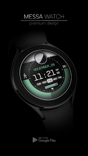 Retro NASA Space Watch Face Screen 2