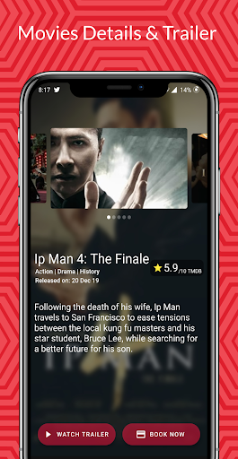 Movie Booking App Prototype -  Screenshot 2 - AppWisp.com