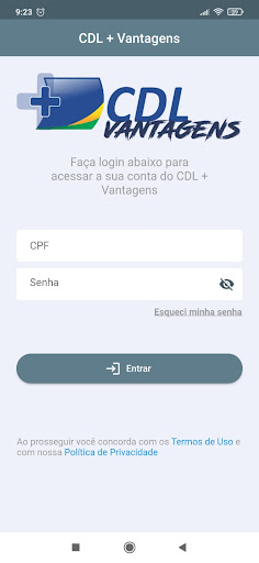 Android application CDL Mais Vantagens screenshort
