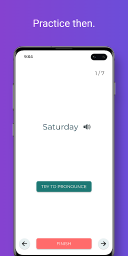 Say the Date - Learn them! Screen 3
