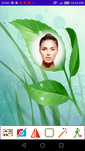 Green Leaf Photo Frames Screen 3
