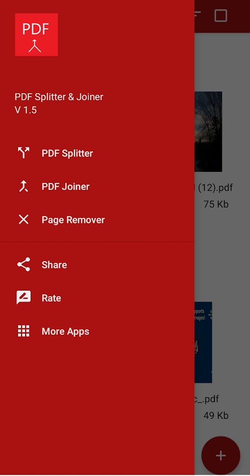 #2. PDF Joiner, Splitter, Delete (Android) Göre: AwesomeDev