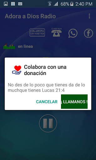 Adora a Dios Radio Screen 3