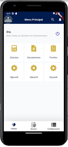 Android application Documentos Luchesi screenshort