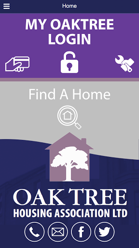 Android application Oak Tree Housing screenshort