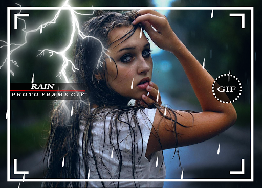 Rainy Gif Photo Editor 2018