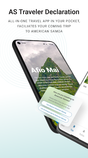 Android application AS Traveler Declaration screenshort